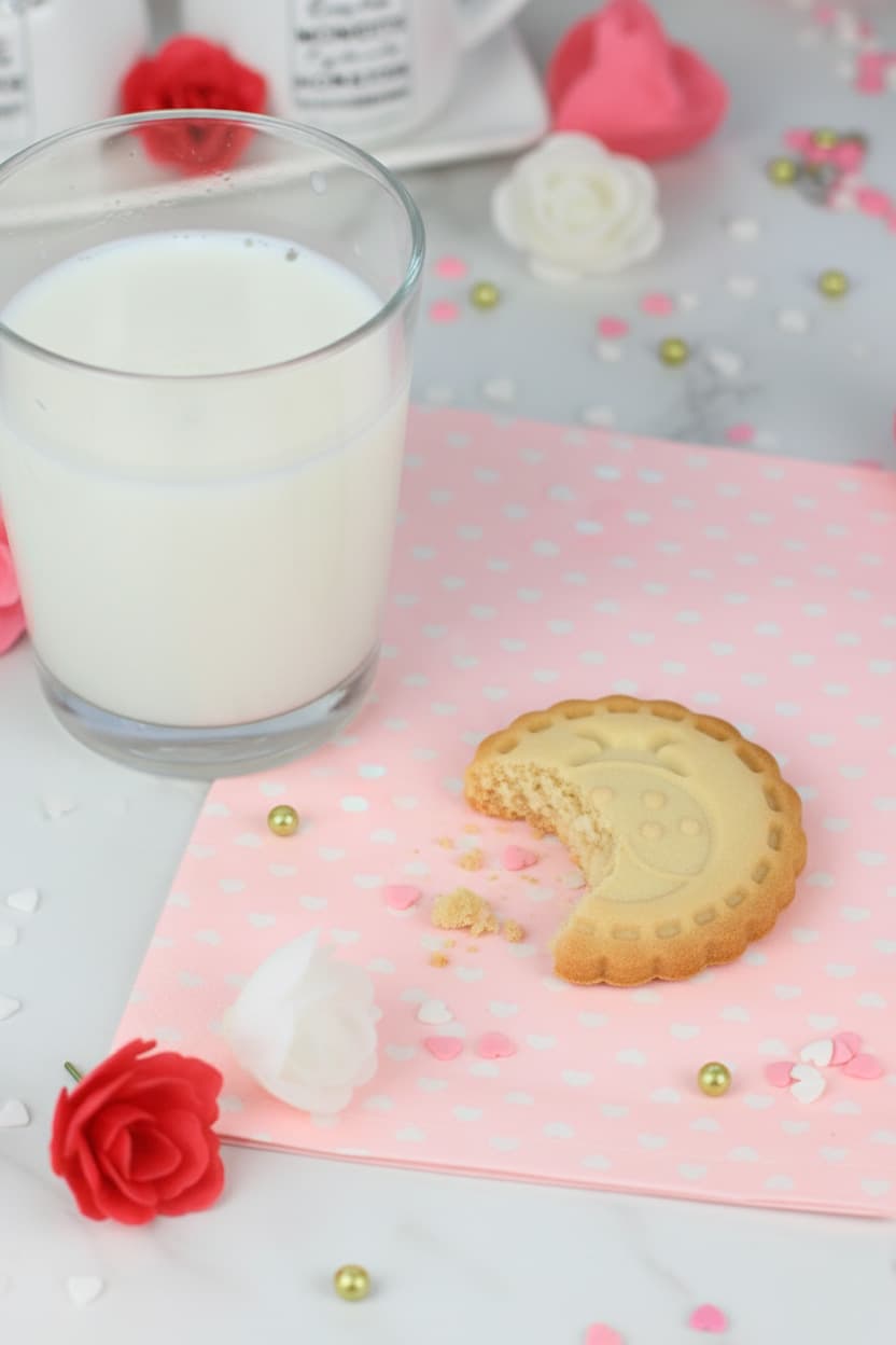 Galletas de mantequilla caseras doradas y crujientes sobre una bandeja recién horneadas