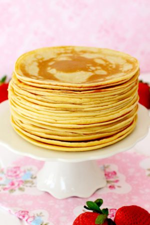 Foto de la Receta de crepes caseros o crepas caseras