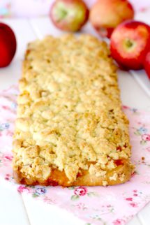 Foto de la Receta de tarta de manzana streusel