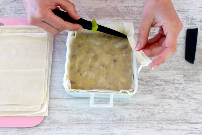 Foto de la receta de baklava con nueces y almendras