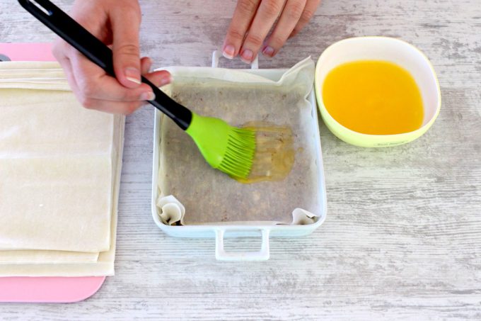 Foto de la receta de baklava con nueces y almendras