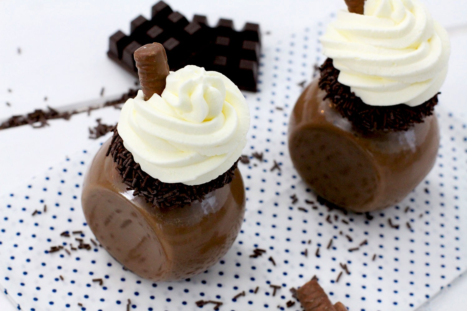 Foto de la Receta de Mousse de chocolate casero sin huevo