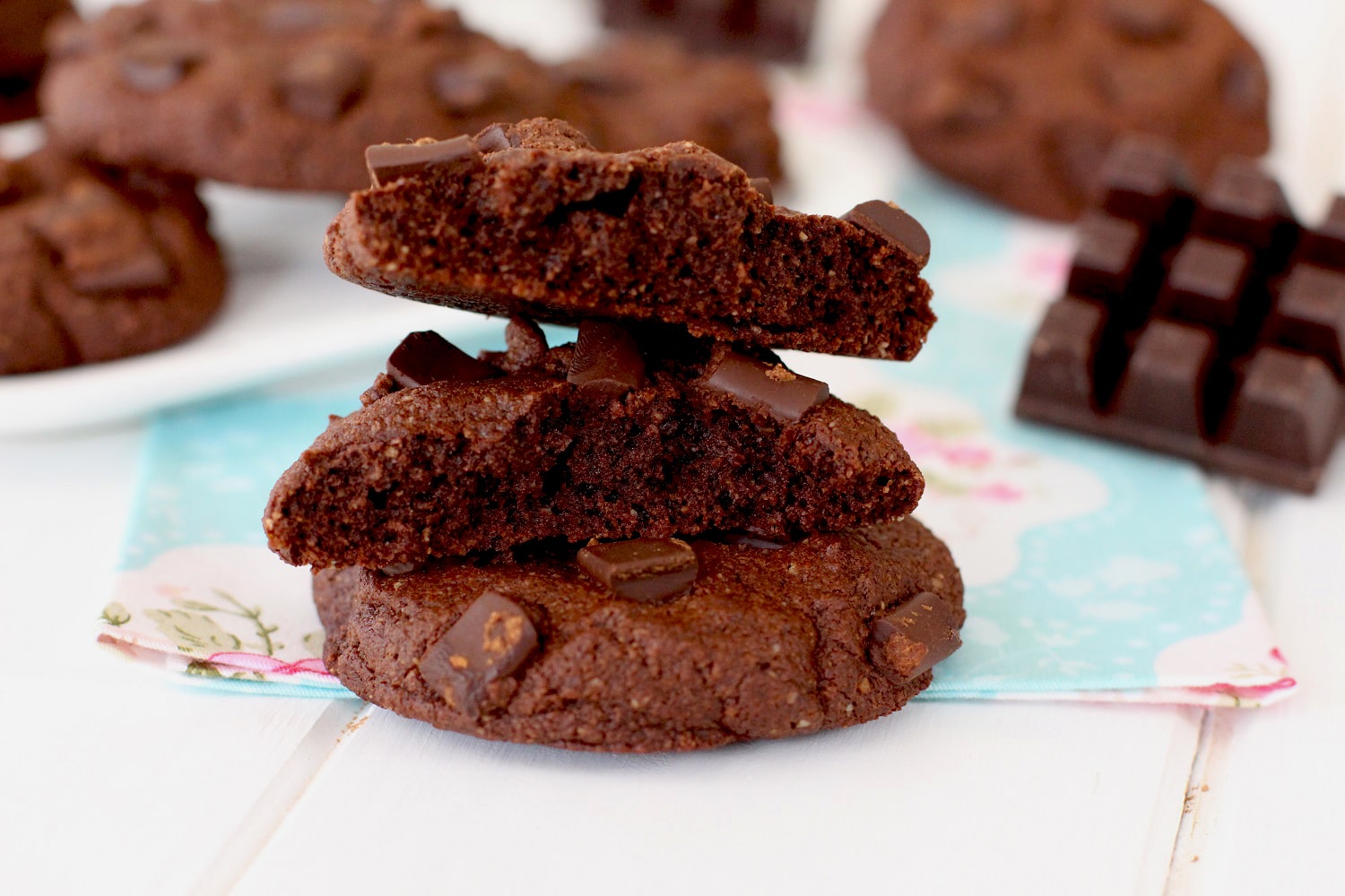 Foto de la receta de galletas de chocolate saludables