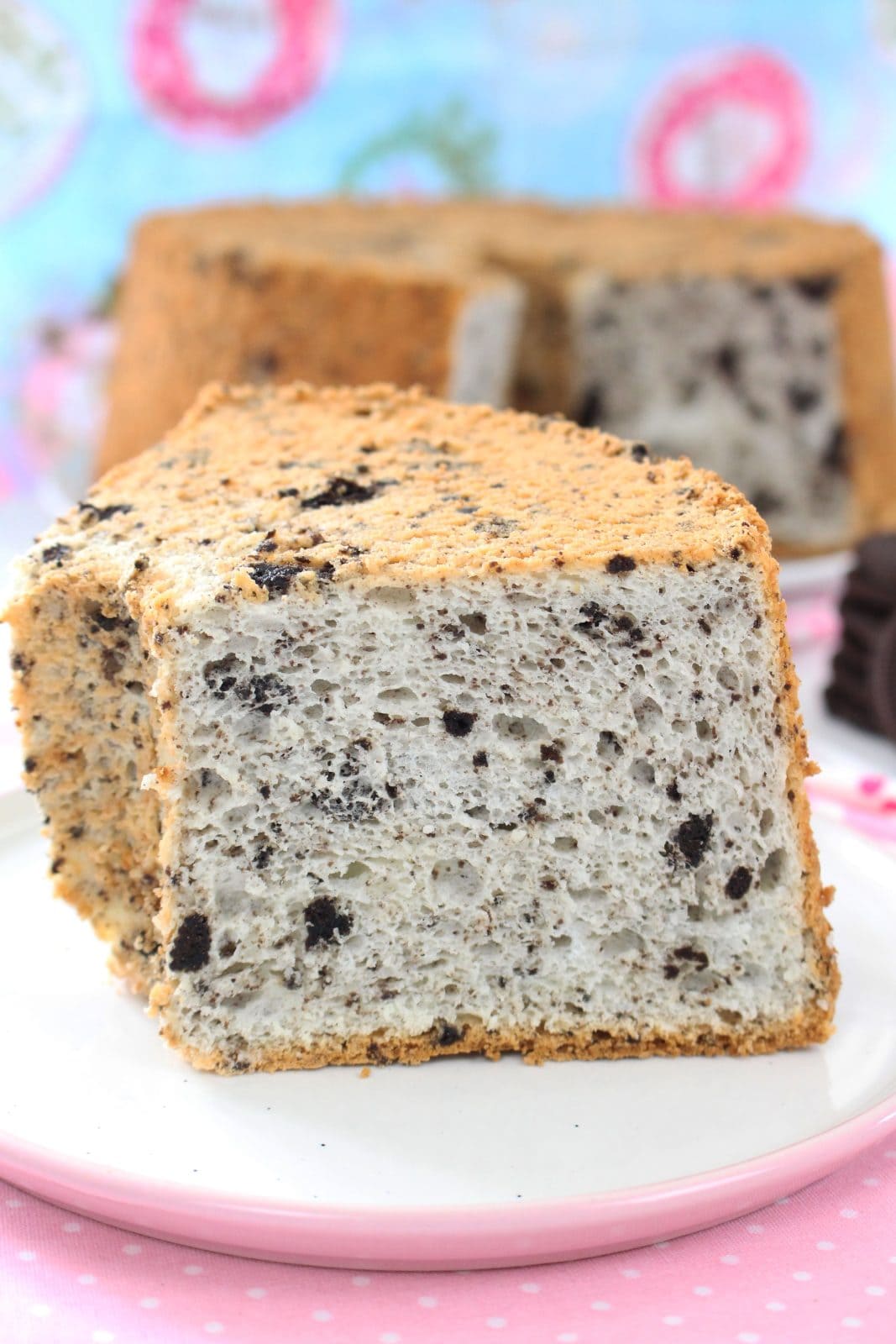 Angel food cake esponjoso