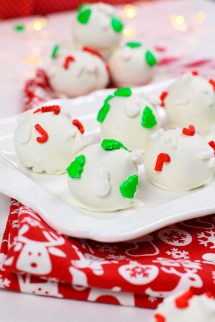 Receta de trufas de galletas Lotus para Navidad