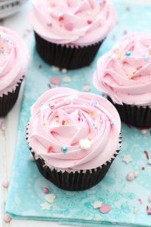 Receta de cupcakes de chocolate y fresa - como hacer cupcakes de chocolate fáciles