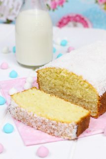 Receta de bizcocho de coco y limón