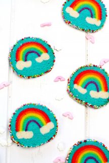 Cómo hacer galletas de mantequilla arcoíris elaboradas por Lolita la pastelera