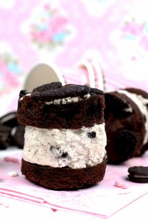 Cómo hacer sándwich helado de oreo y brownie