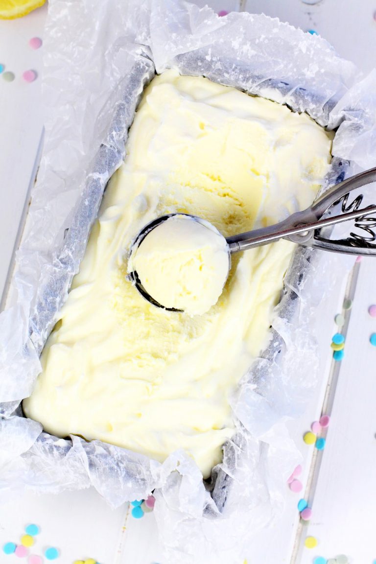 Cómo hacer helado de limón cremoso