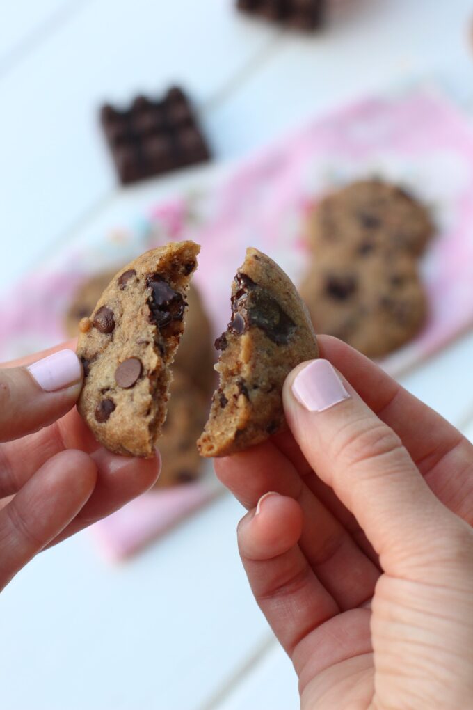 Como hacer galletas americanas con chocolate crujientes - American cookies