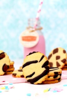 Cómo hacer galletas de mantequilla animal print- Galletas decoradas con estampado animal