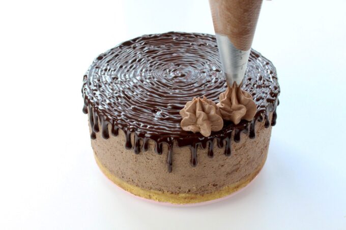 Cómo hacer Ferrero Rocher cheesecake sin horno