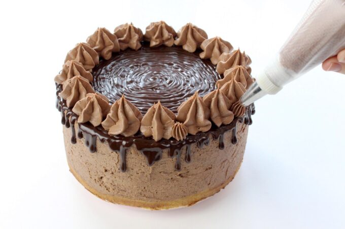 Cómo hacer Ferrero Rocher cheesecake sin horno