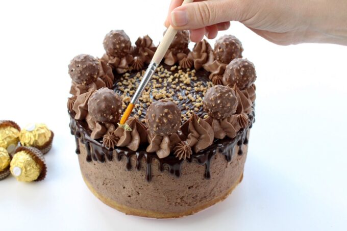 Cómo hacer Ferrero Rocher cheesecake sin horno