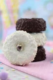 Cómo hacer donuts helados de chocolate saludables