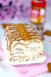 Como hacer Comtessa de galletas Lotus - Viennetta o tarta helada de Lotus Biscoff