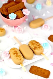 Cómo hacer helado Mágnum de galletas Lotus Biscoff