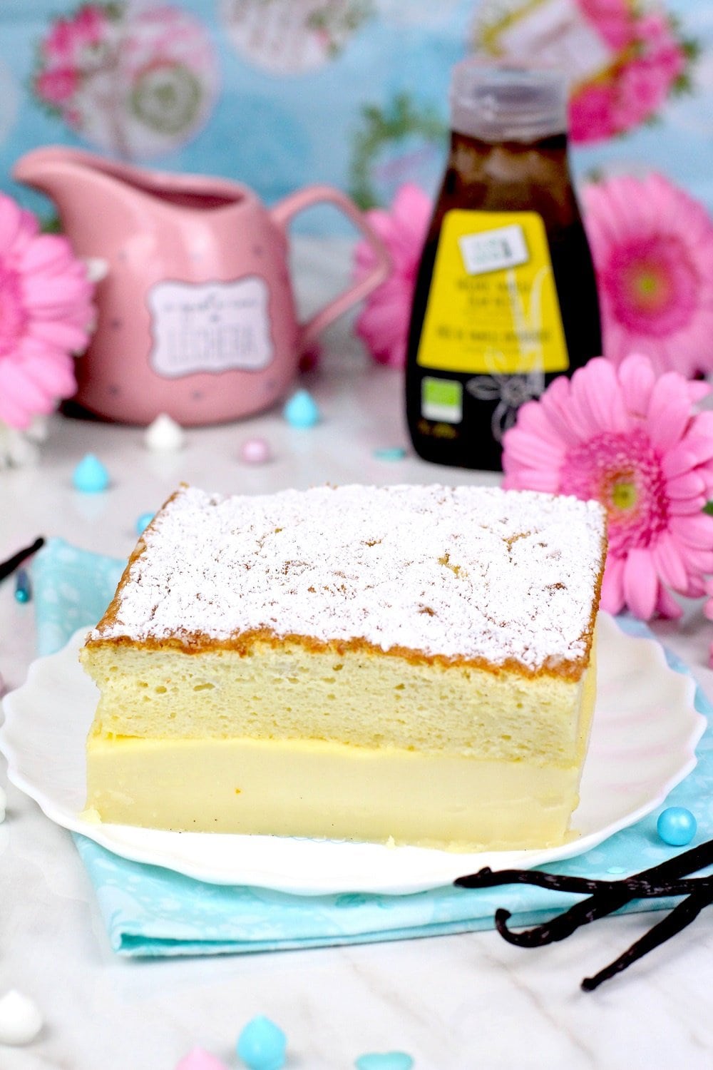 Cómo hacer el pastel inteligente o mágico de vainilla de Eurovanille