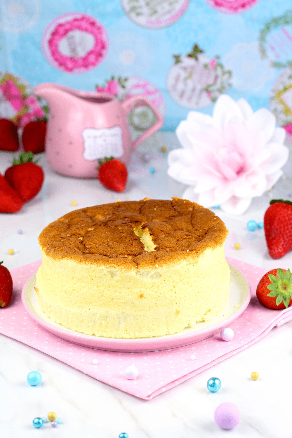 Cómo hacer tarta de queso con 3 ingredientes (7)-min