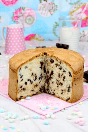 Bizcocho de vainilla y chocolate-min