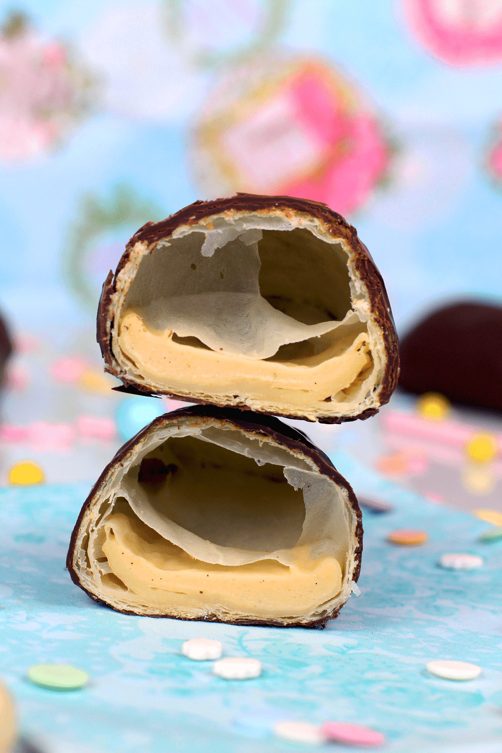 Cómo hacer cañas de hojaldre y crema pastelera