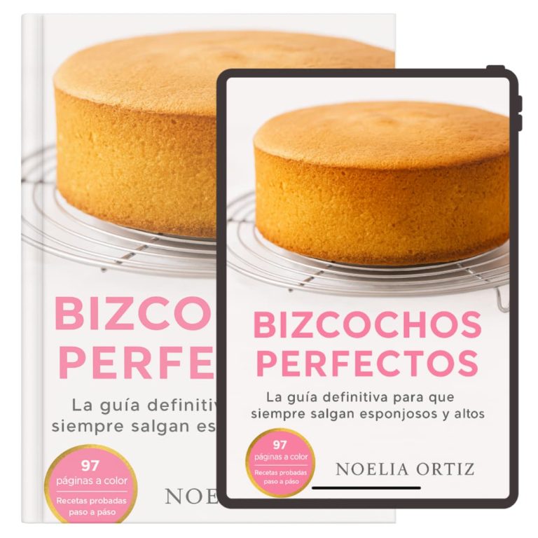 eBook Bizcochos Perfectos de Lolita la Pastelera, guía para lograr bizcochos altos, esponjosos y deliciosos