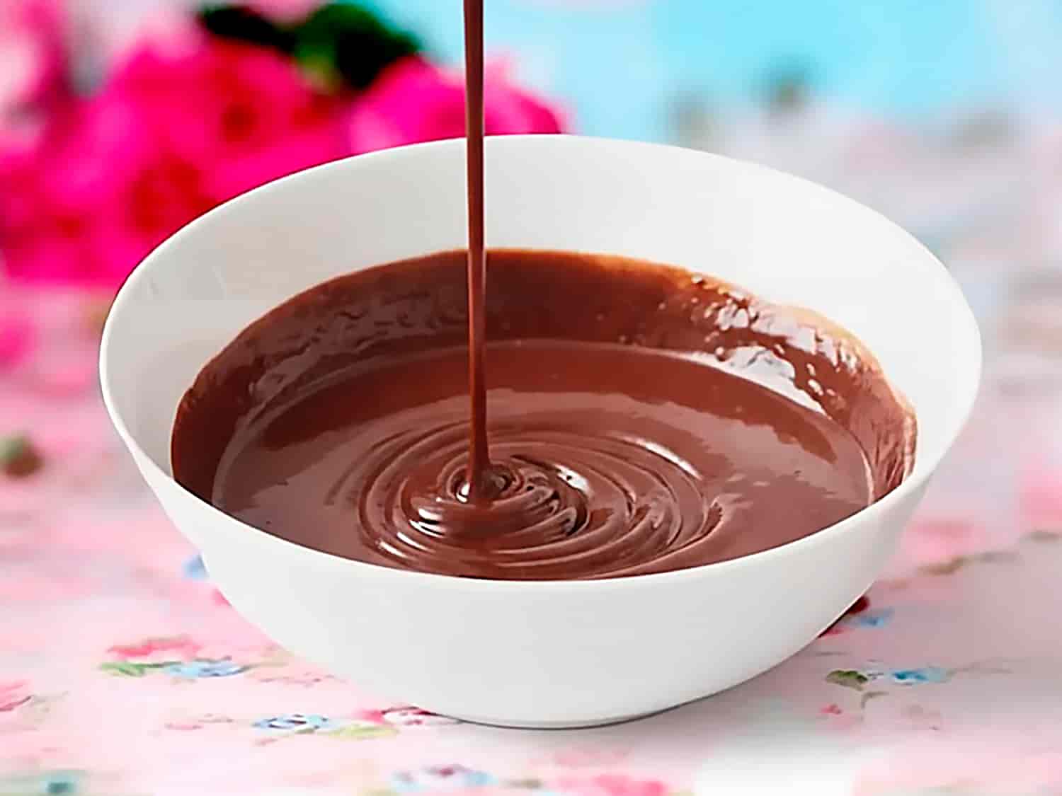 Foto de la receta de ganache de chocolate