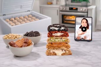 Galletas XXL gruesas y rellenas estilo New York perfectas para vender desde casa