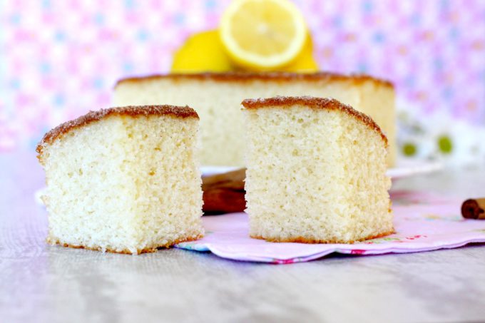 Foto de la receta de bizcocho de limón y canela