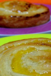 Foto de la receta de caracolas de crema pastelera
