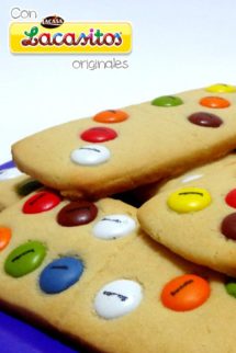 Foto de la receta de galletas de mantequilla con Lacasitos