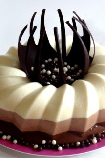Foto de la receta de tarta de 3 chocolates