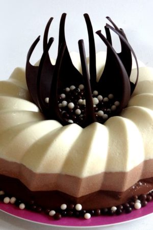 Foto de la receta de tarta de 3 chocolates