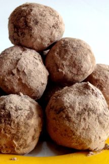 Foto de la receta de trufas de chocolate caseras