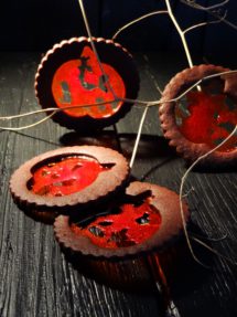 Foto de la receta de galletas de chocolate para Halloween