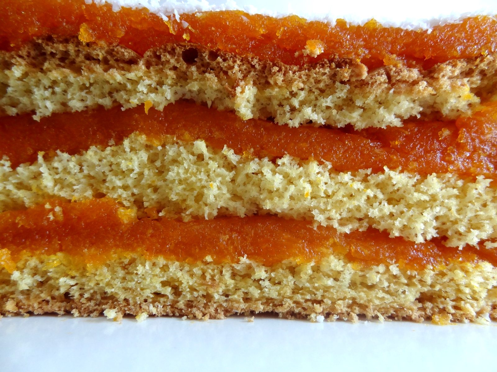 Foto de la receta de tarta de zanahoria y coco