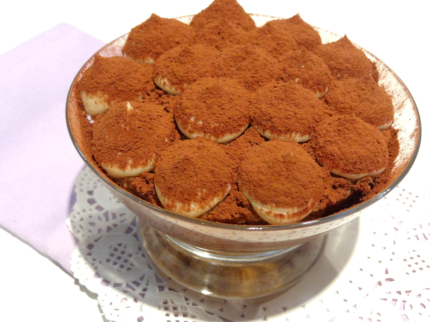 Foto de la receta de tiramisú sin huevo