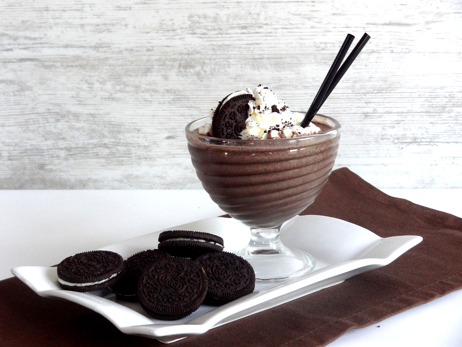 Foto de la receta de batido de Oreo casero