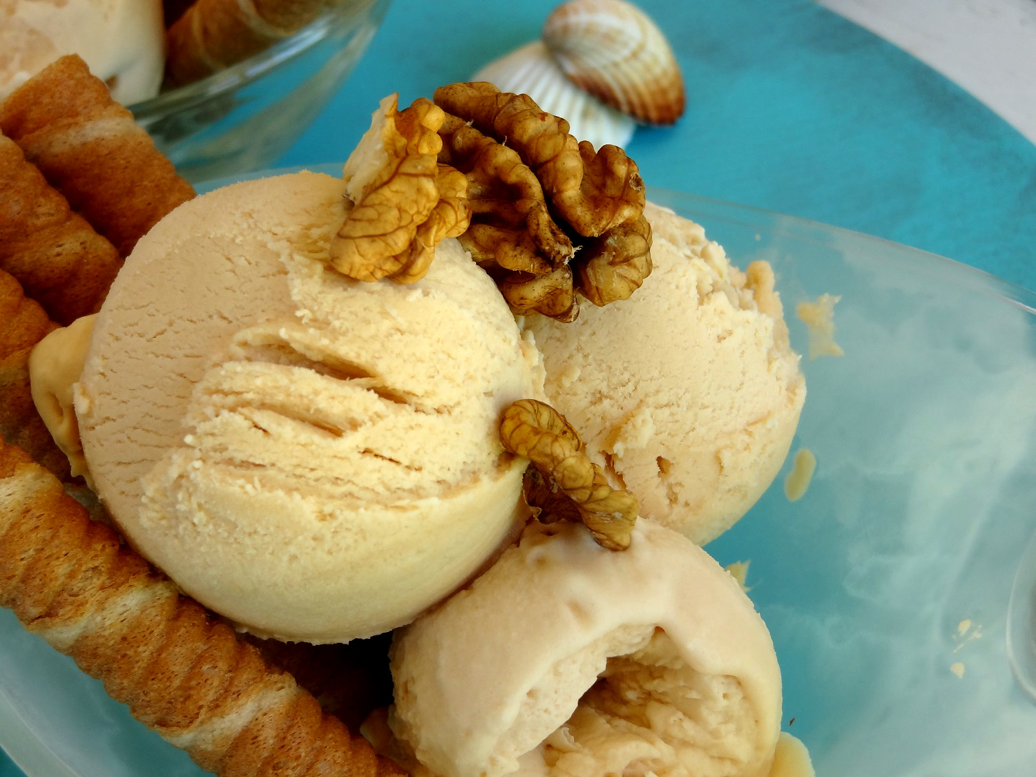 Foto de la receta de helado de dulce de leche casero