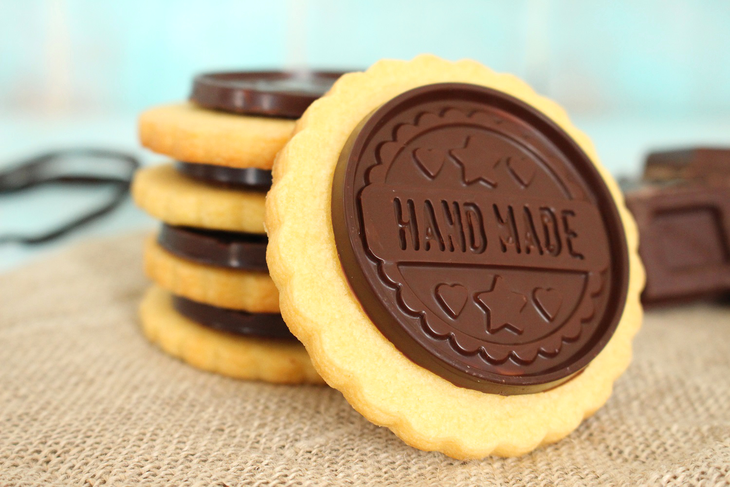 Foto de la receta de galletas de mantequilla con vainilla y chocolate