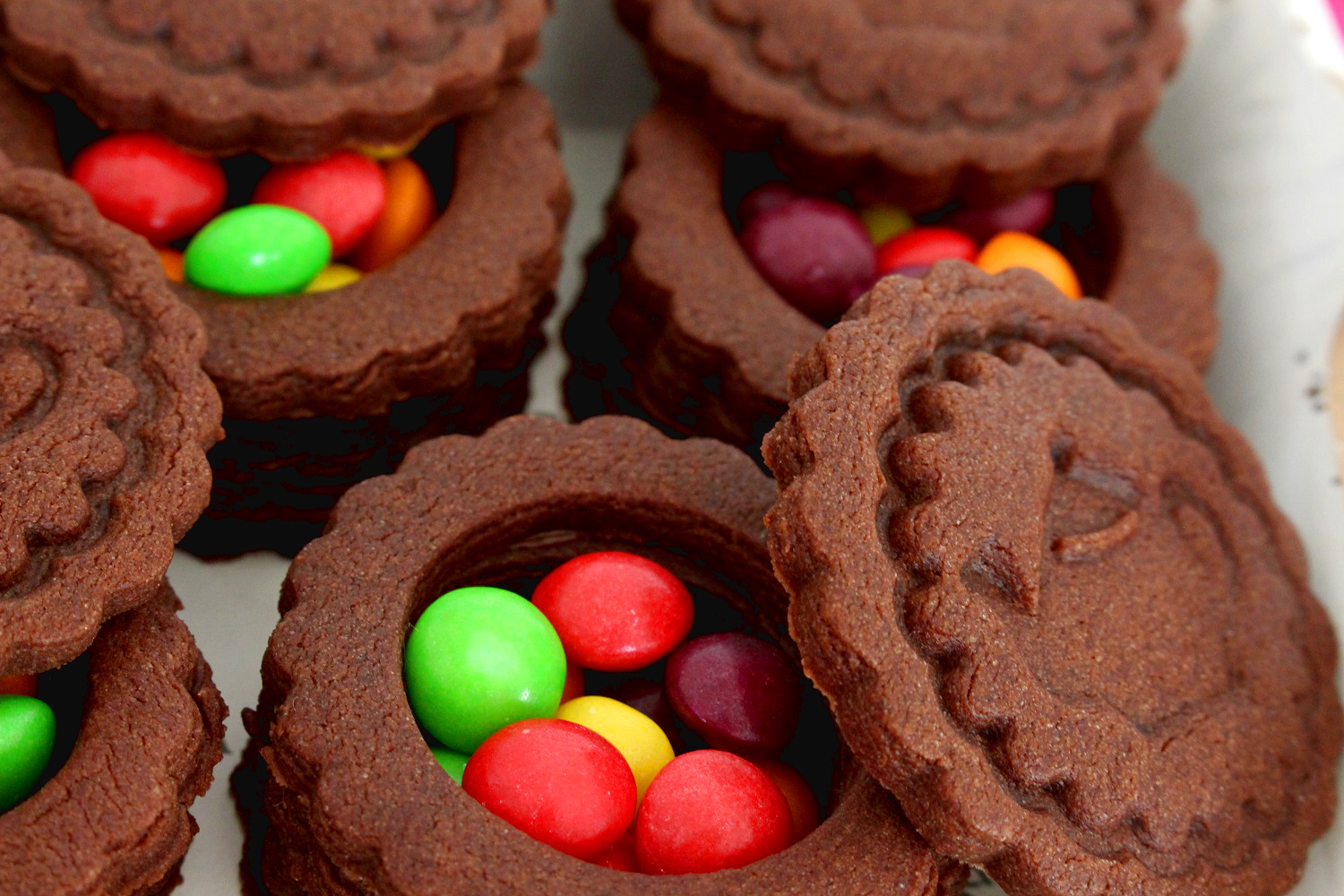 Foto de la receta de galletas de chocolate sorpresa