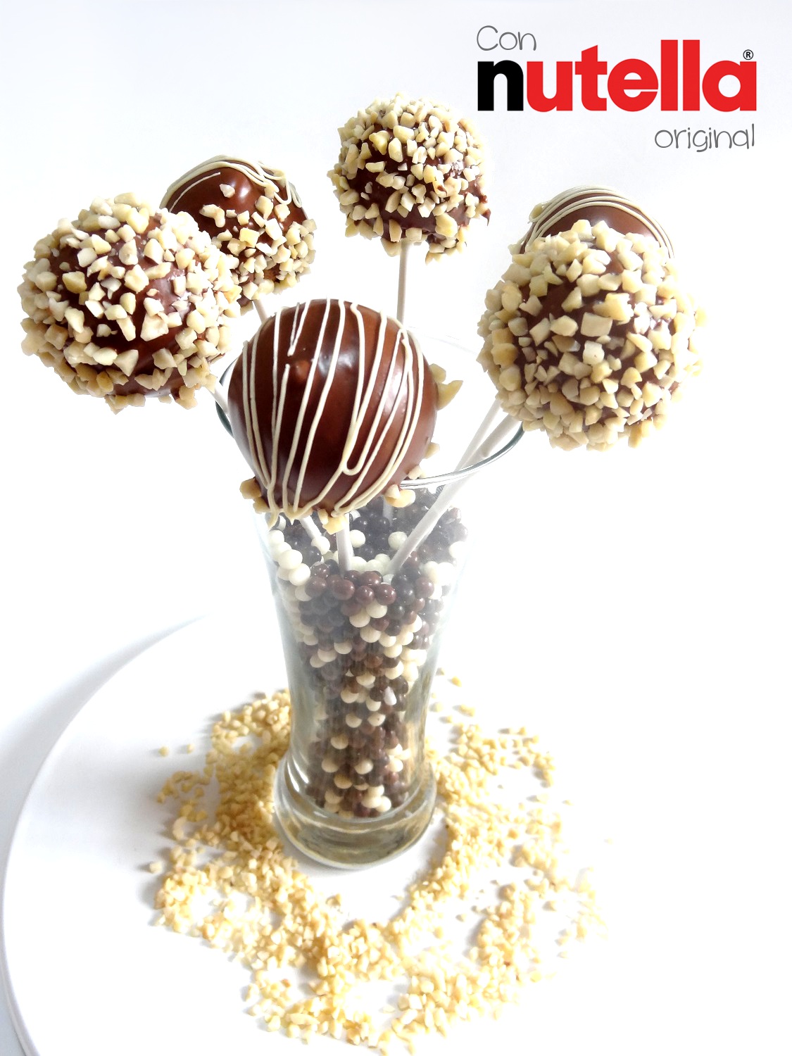 🥇 Cómo hacer CAKE POPS de NUTELLA fáciles y variados TRUCOS