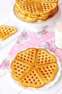Fotos de la receta de gofres belgas