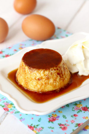 Foto de la receta de flan de huevo casero