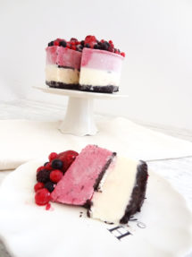 Foto de la receta de cheesecake de frutos del bosque