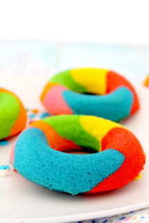Foto de la receta de donuts de colores