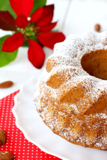 Foto de la receta de bund cake de turrón blando (Jijona)