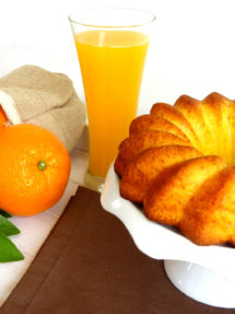 Foto de la receta de bundt cake de naranja