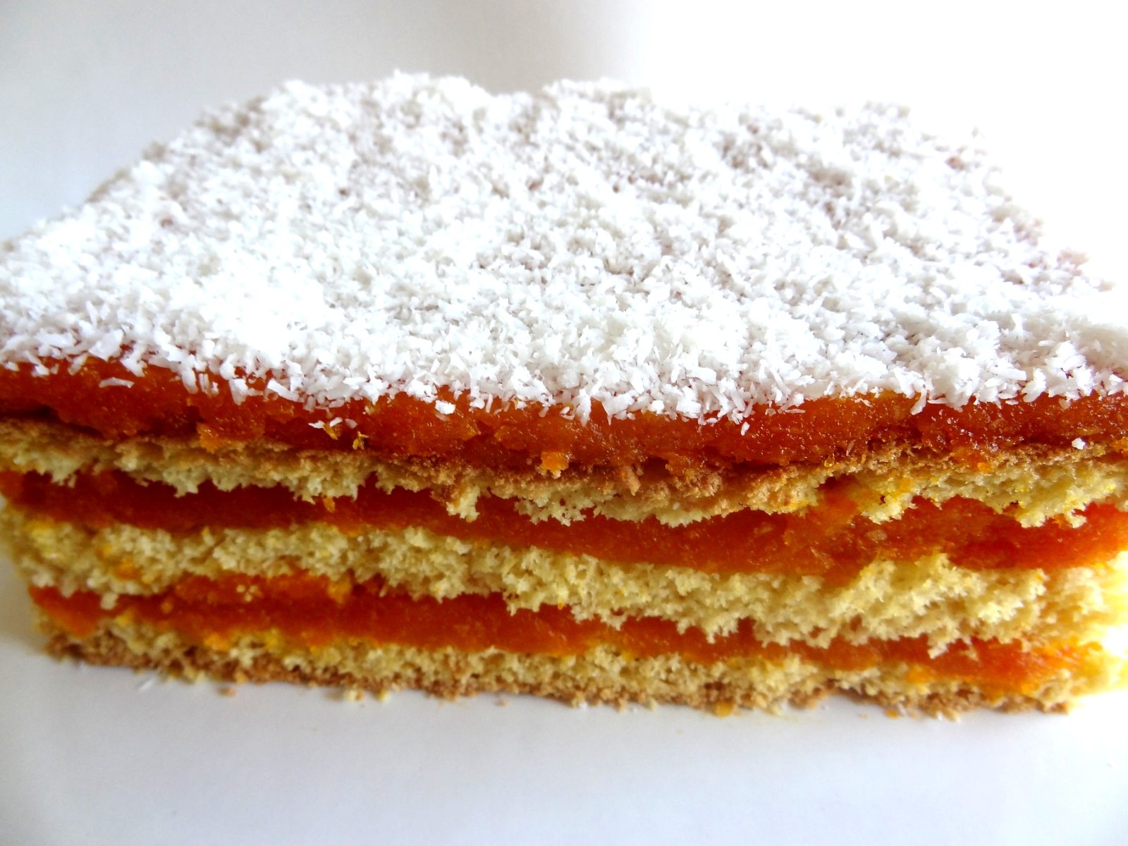 Foto de la receta de tarta de zanahoria y coco